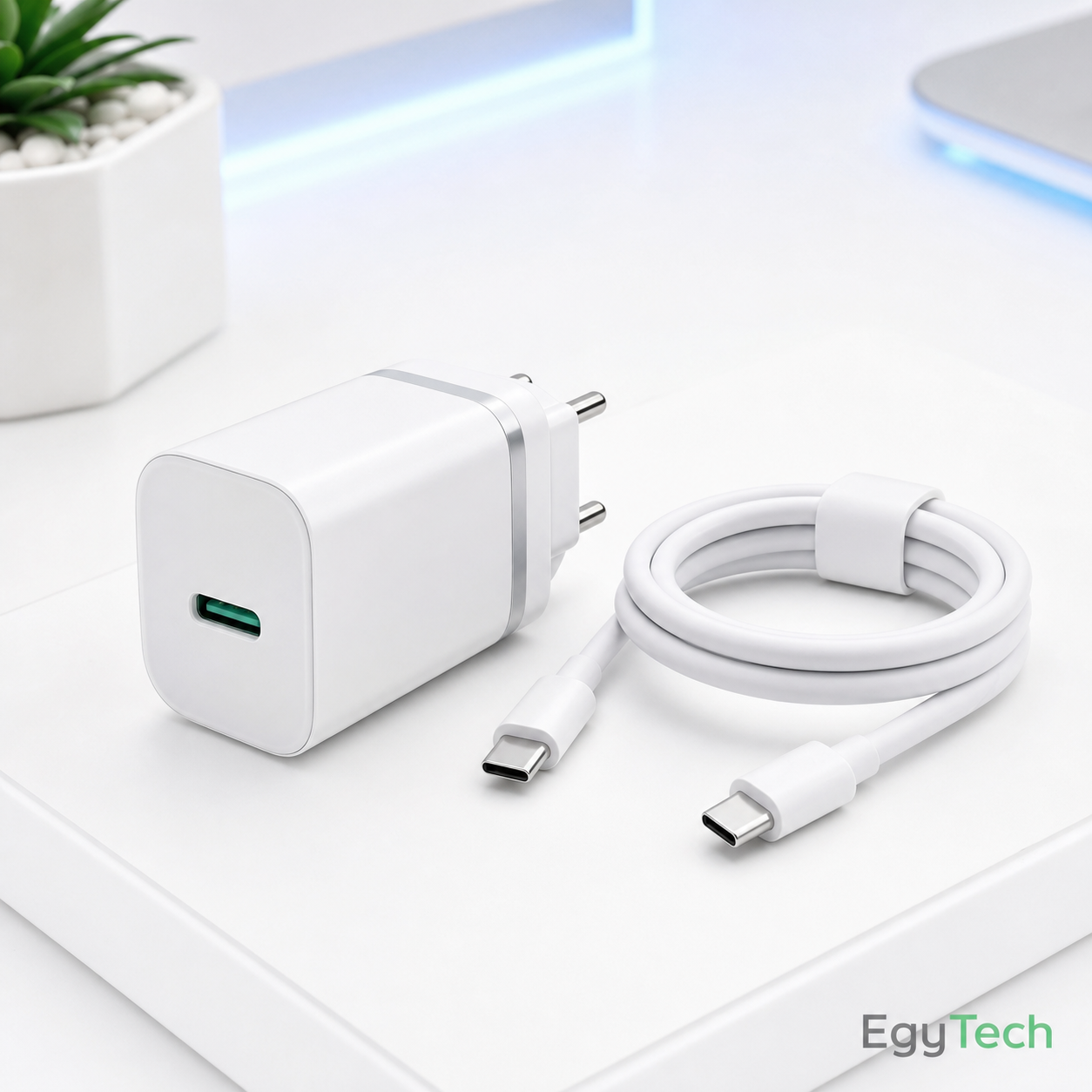 Fast charger and Type-C cable
